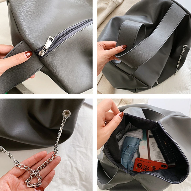 Женская сумка через плечо мягкая вместительная сумка-мессенджер сумки-тоуты из