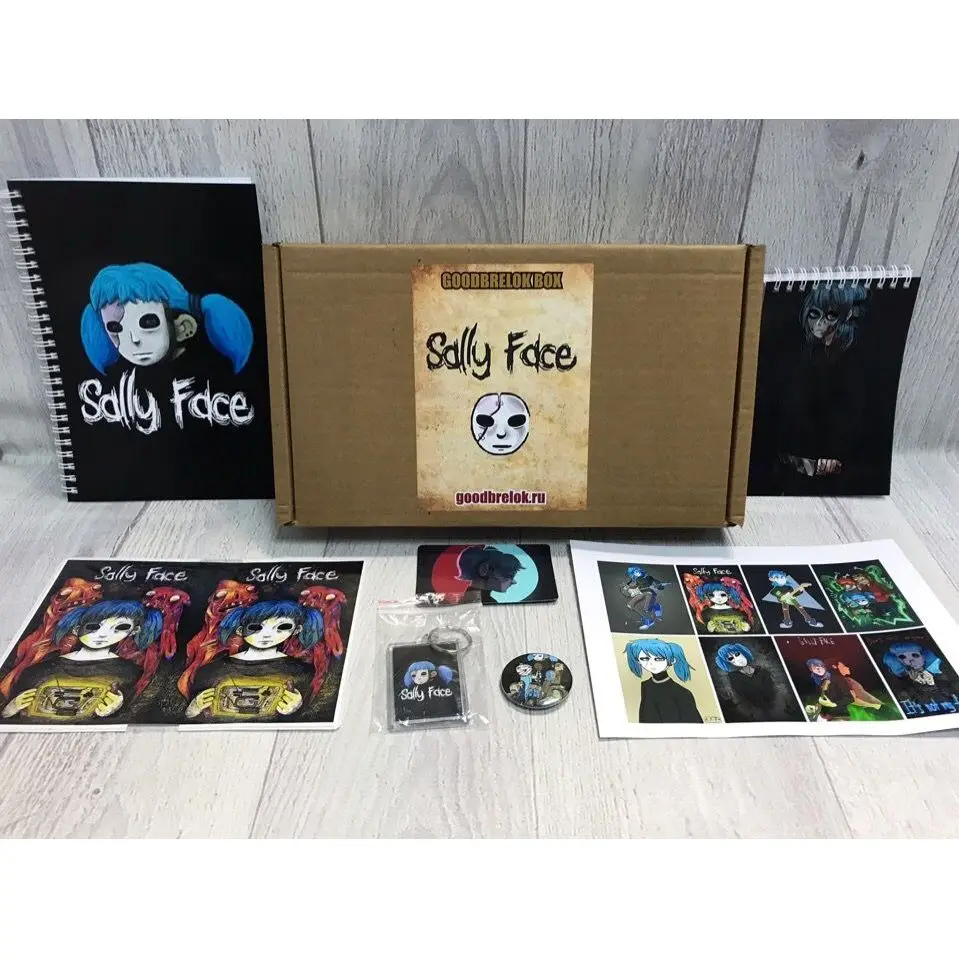 Бокс средний Sally Face №2 (с обложкой на паспорт) товары с нашими рандомными
