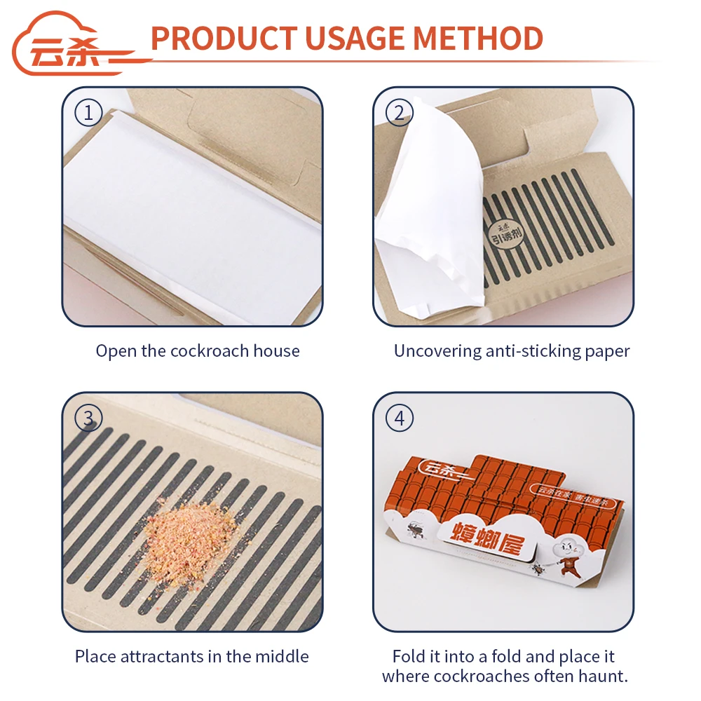 Ловушка для тараканов липкая ловушка насекомых 10 шт./лот|Ловушки| |