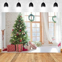 christmas photography backdrop xmas window baby portrait background winter banner decoration photo booth studio photophone props