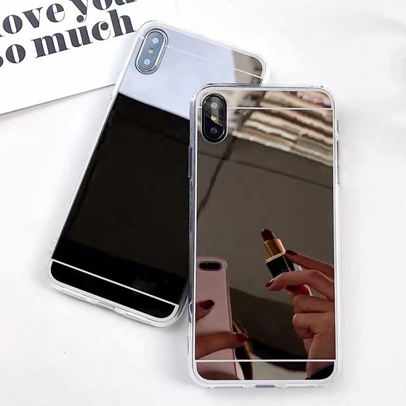 Sunjolly Mirror Case for Huawei P30 Lite P20 Pro P10 P9 Plus P8 Rose Gold Thin Soft TPU Cases Cover coque fundas carcasa | Мобильные