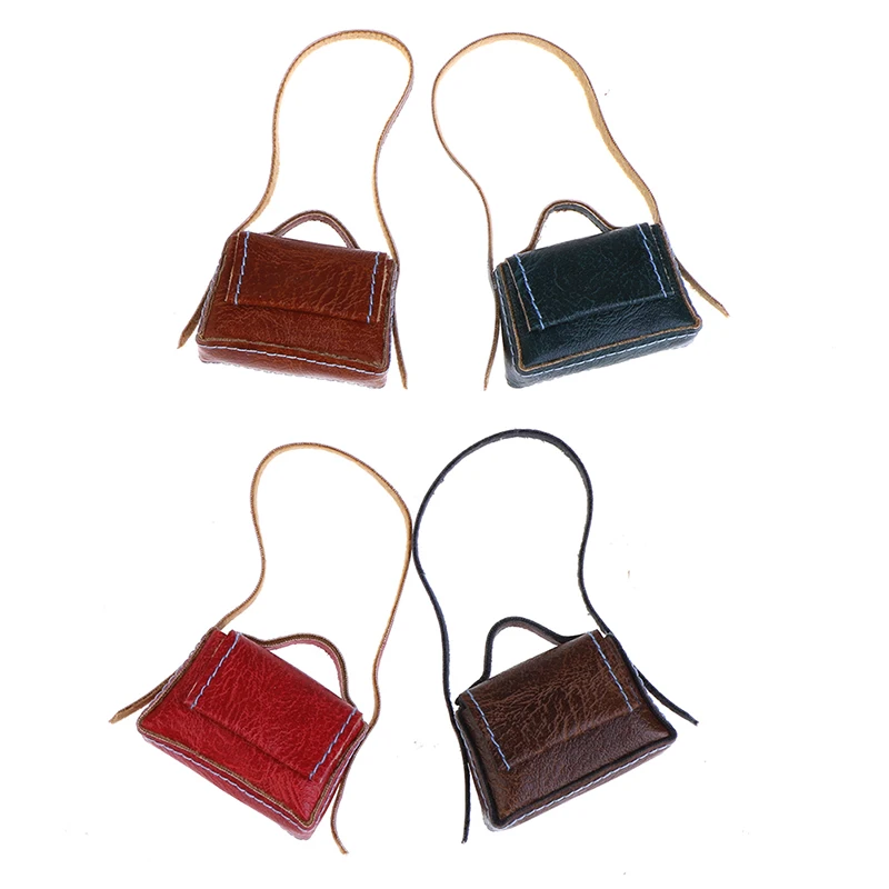 Лидер продаж миниатюрная кожаная сумочка для кукольного домика 1:6 женская сумка