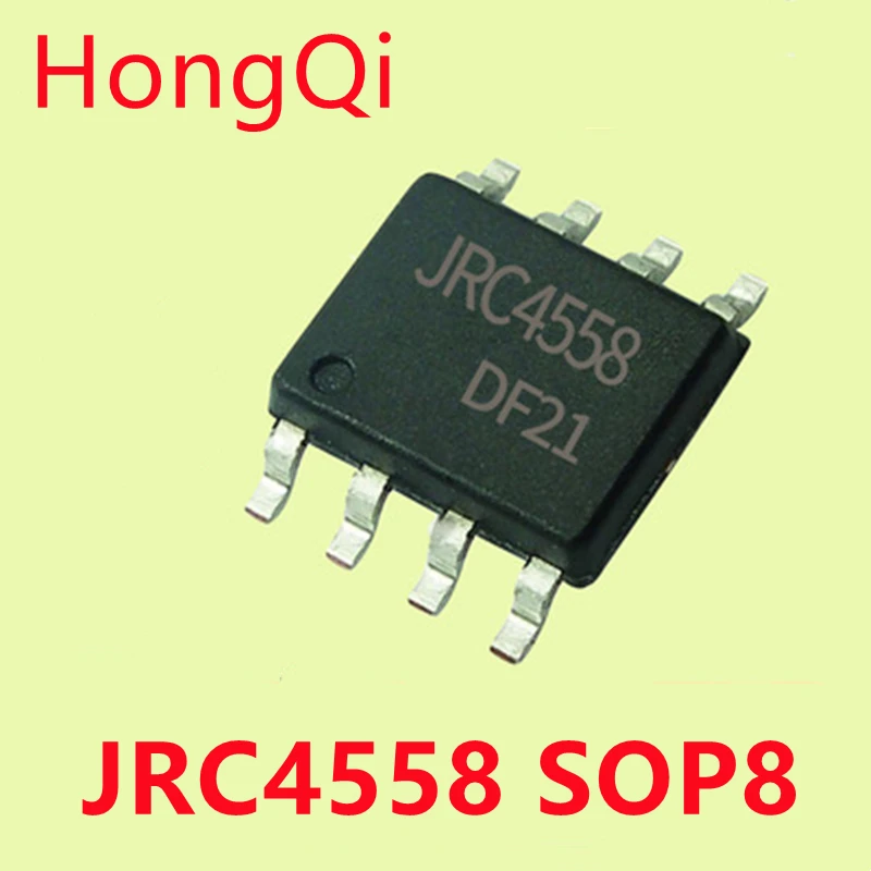 10 шт. JRC4558 PJ4558 SM4558 LM4558 F4558 4558D SOP-8 в наличии | Электронные компоненты и