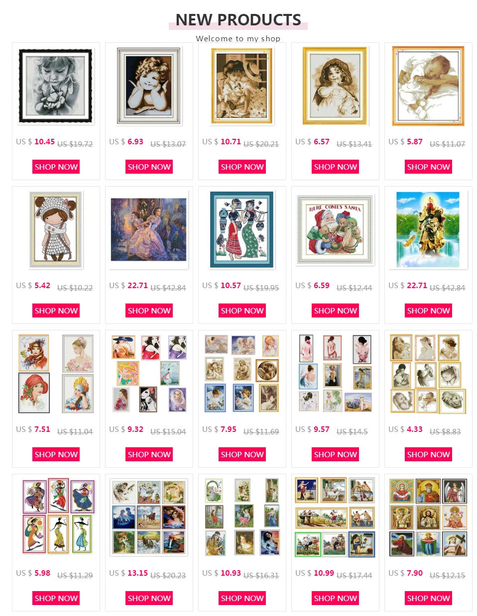 Joy Sunday Enjoy Life Наборы для вышивания крестиком наборы для вышивания Diy Figuer Наборы для вышивания крестиком
