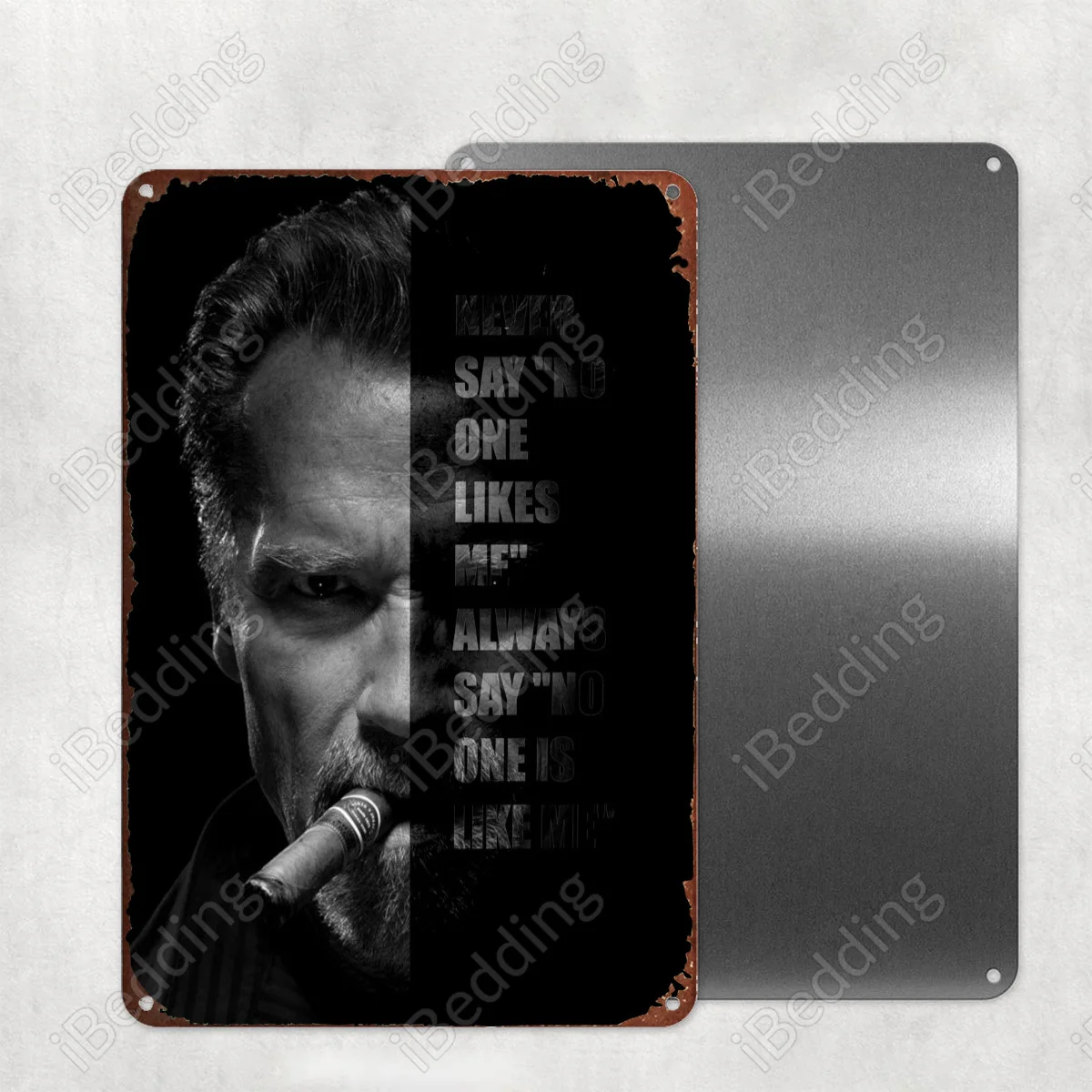 

Арнольд Шварценеггер 20x3 0 см винтажные металлические знаки под заказ номерные знаки Ретро табличка железная Живопись Домашний Декор