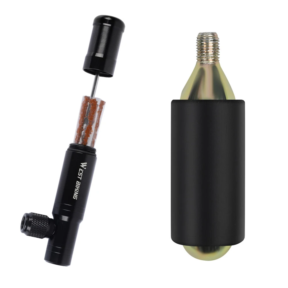 Портативный дорожный горный велосипедный мини-насос CO2 инструмент для ремонта