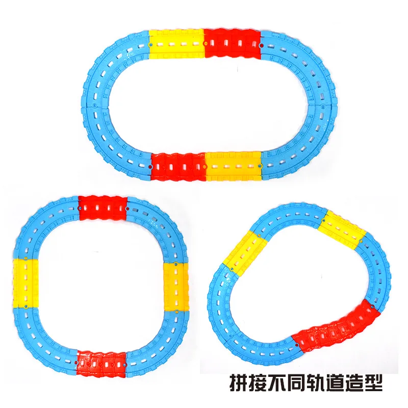 

Children's Electric Rail Car Small Train Toy Set Stall Hot Selling Assembled Track Toys
