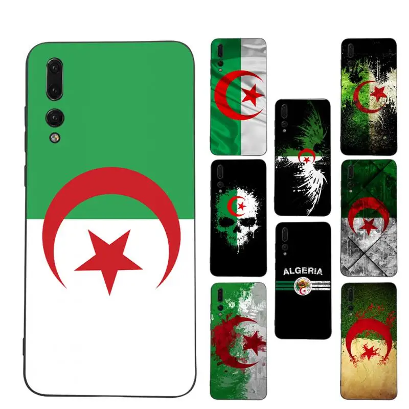 

Algeria Flag Banner Poster Phone Case Soft Silicone Case For Huaweip30lite p30 20pro p40lite P30 Capa