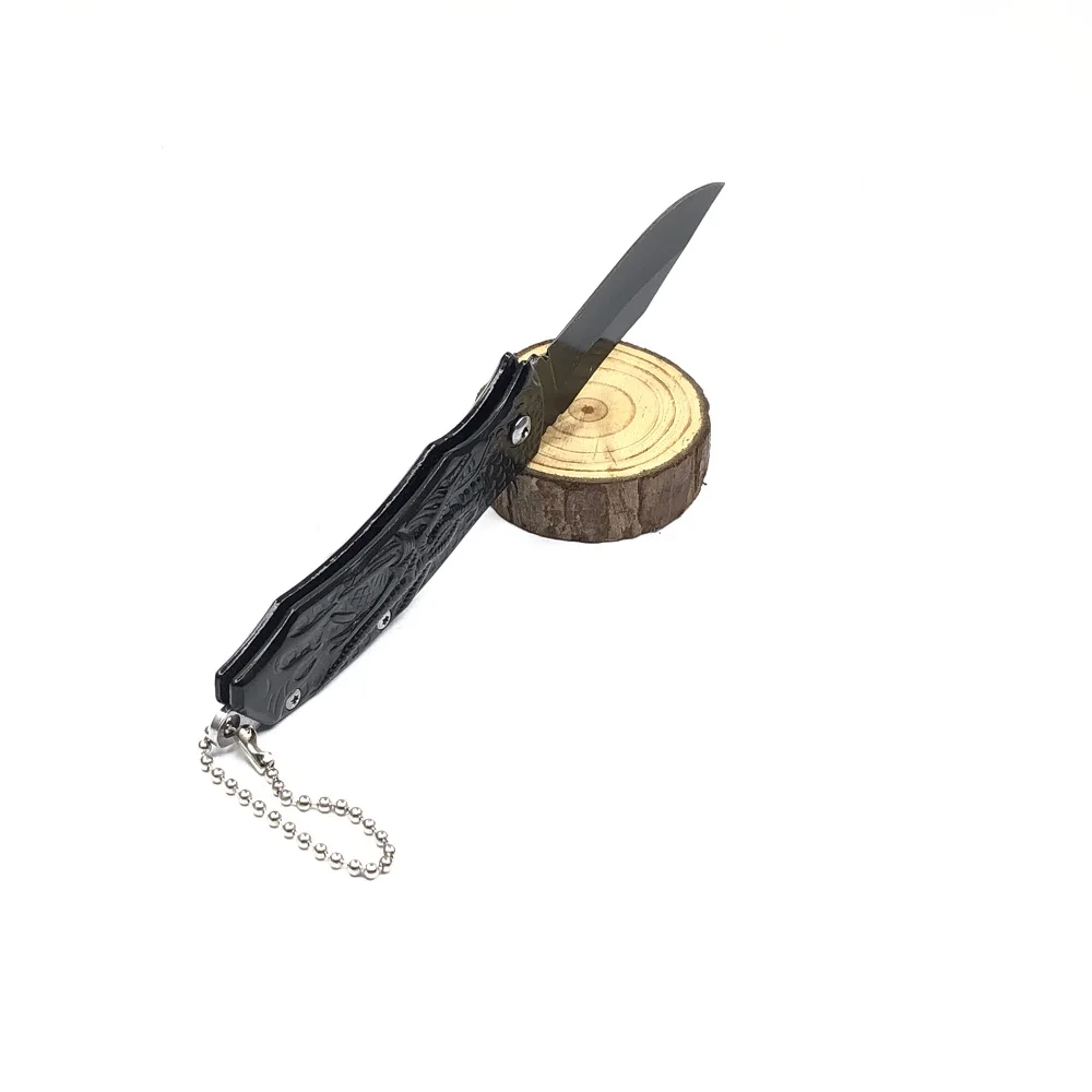 Маленький складной карманный нож для выживания тактический из нержавеющей стали