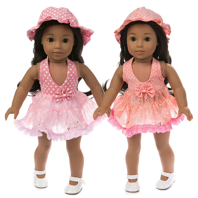 

Hot Doll Accessories Kids doll pink dress and underpants Doll Clothes Wear fit 18in American Girl, Children best Birthday Gift