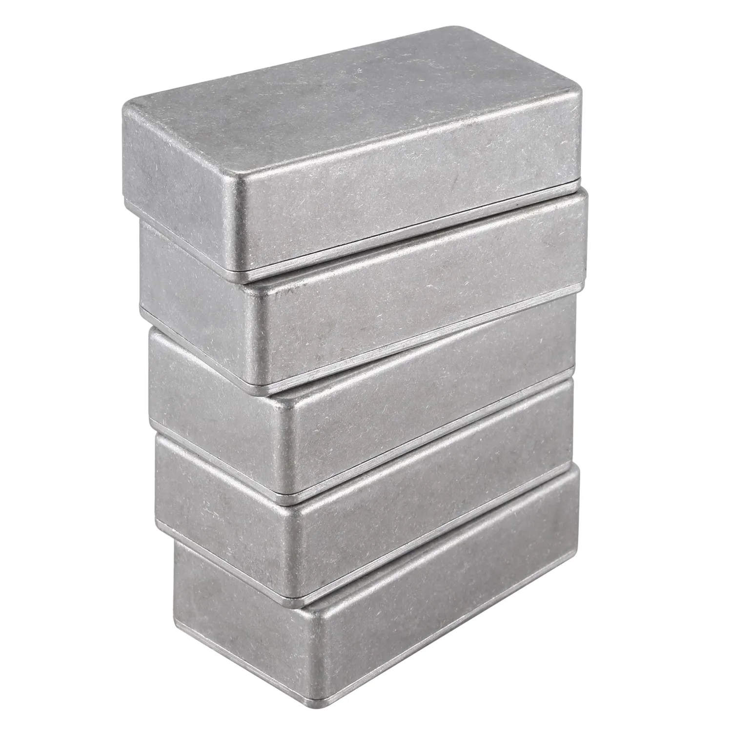 

5 Pcs Guitar Effects Pedal Aluminum Stomp Box Enclosure for DIY Guitar Pedal Kit 1590B