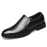 ciciyang new spring 2022 mens shoes loafers dress shoes genuine leather black fashion casual shoes business shoes
