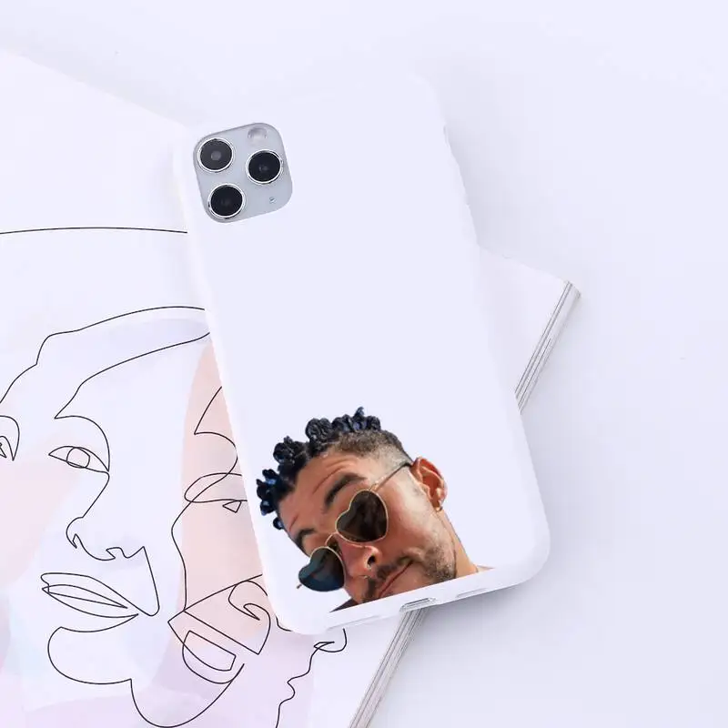 

Yo Perreo Sola Bad Bunny Maluma Phone Case Candy Color for iPhone 6 7 8 11 12 s mini pro X XS XR MAX Plus