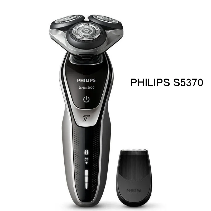 

Original Electric Shaver PHILIPS S5370/04 3-Blade Full Body Washing Rechargeable Rotary Razor Upgrade Double Blade