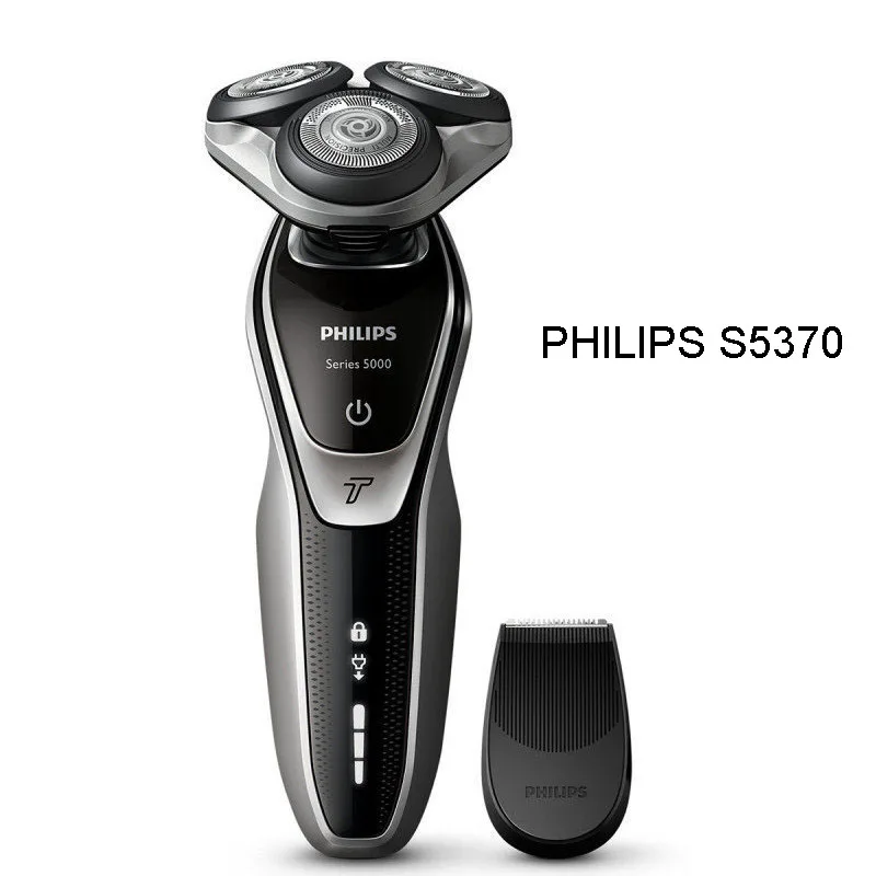 Оригинальная Электробритва PHILIPS S5370/04 3 лезвия полностью моющаяся аккумуляторная