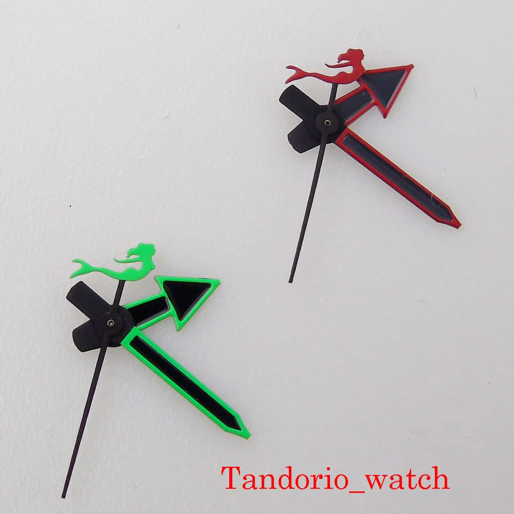 

Red Green Watch Hands Needles For NH35 NH36 7s36 7s25 7s35 6r15 4r15 4r35 4r36 Movement High Quality Watch Parts