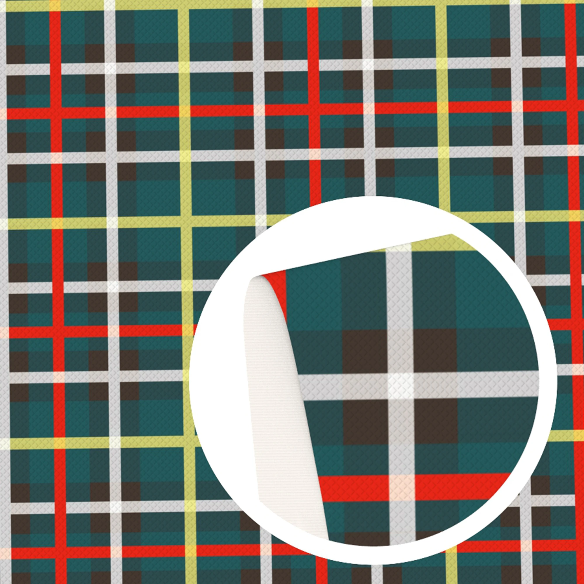 Геометрические листы из искусственной кожи в клетку 20*33 см | Дом и сад