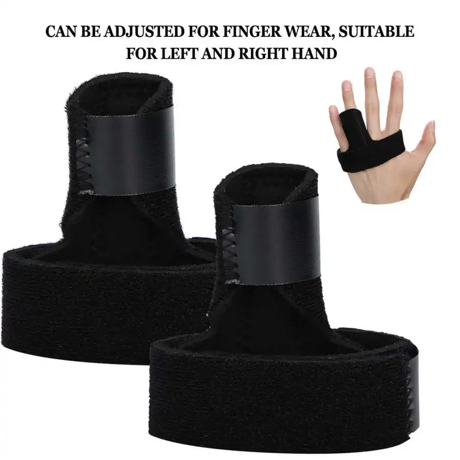 2pcs/1set Finger Splint Adjustable Protective Pain Relief Support Fixation Brace | Красота и здоровье