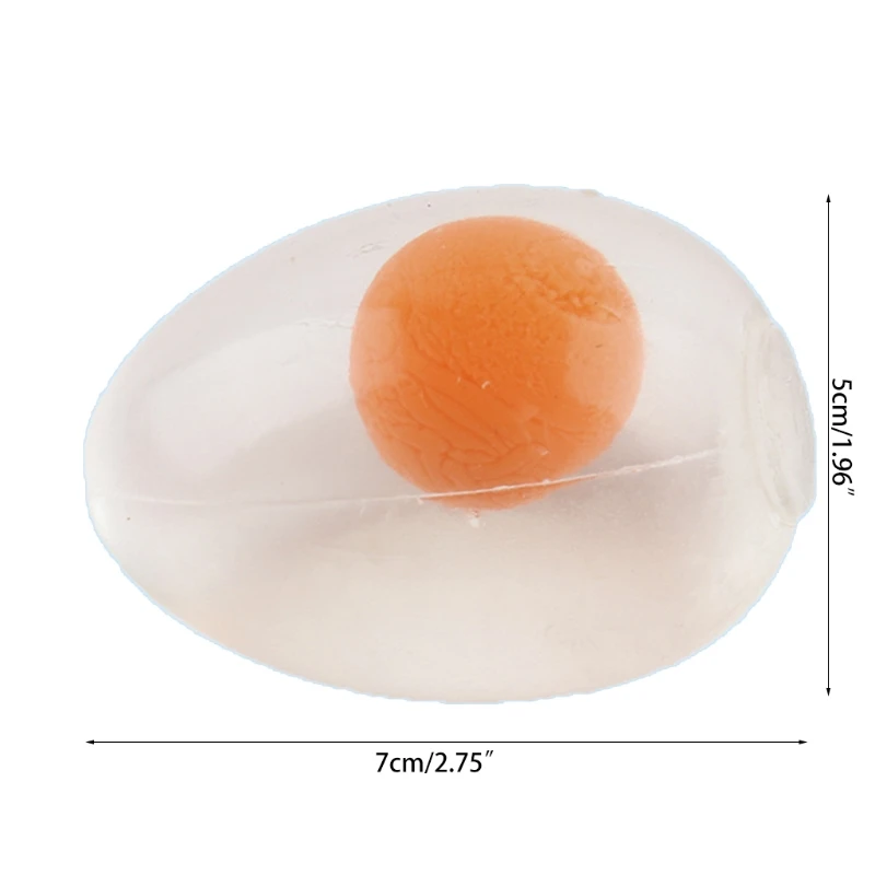 

12 Pcs Funky Egg Splat Ball Squishy Toys Stress Relief Eggs Yolk Balls Squishies Fun Toy Anxiety Reducer Sensory Play for H055