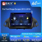 EKIY Android 10 автомобильный радиоприемник для Ford Focus 3 2011-2019 навигация GPS 1280*720 Carplay мультимедийный плеер стерео 2din DVD HU