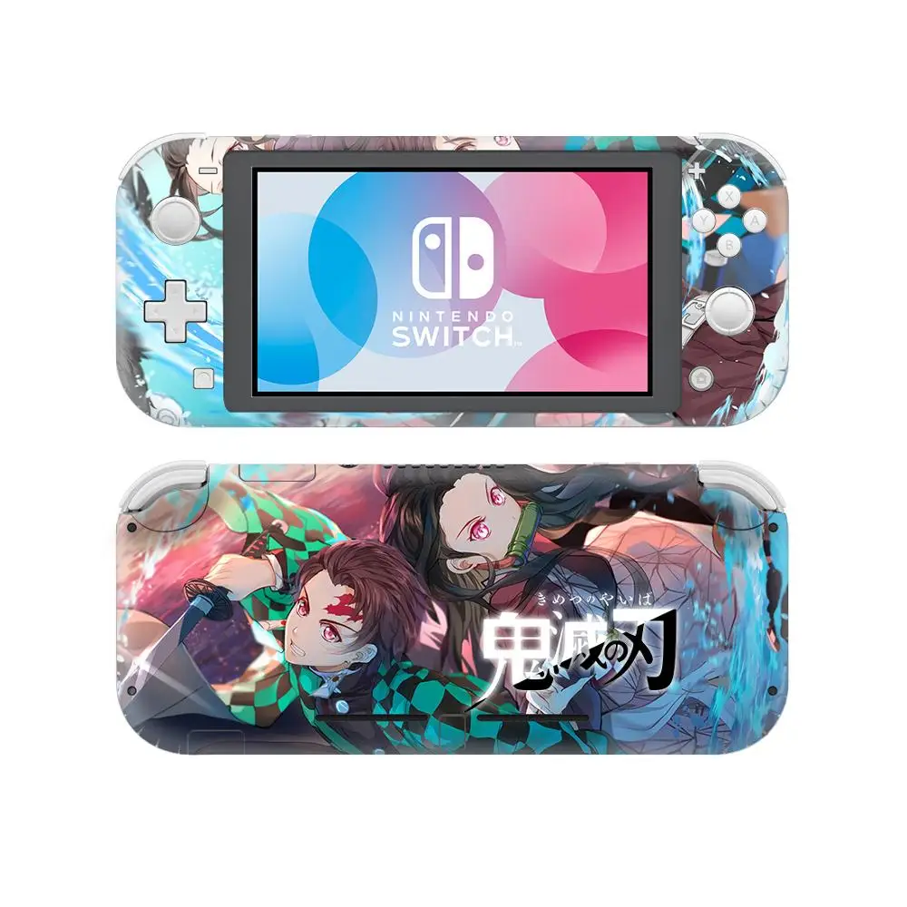 Демон убийца: Kimetsu без Yaiba Nintendo переключатель кожи Стикеры Для Lite Защитная пленка