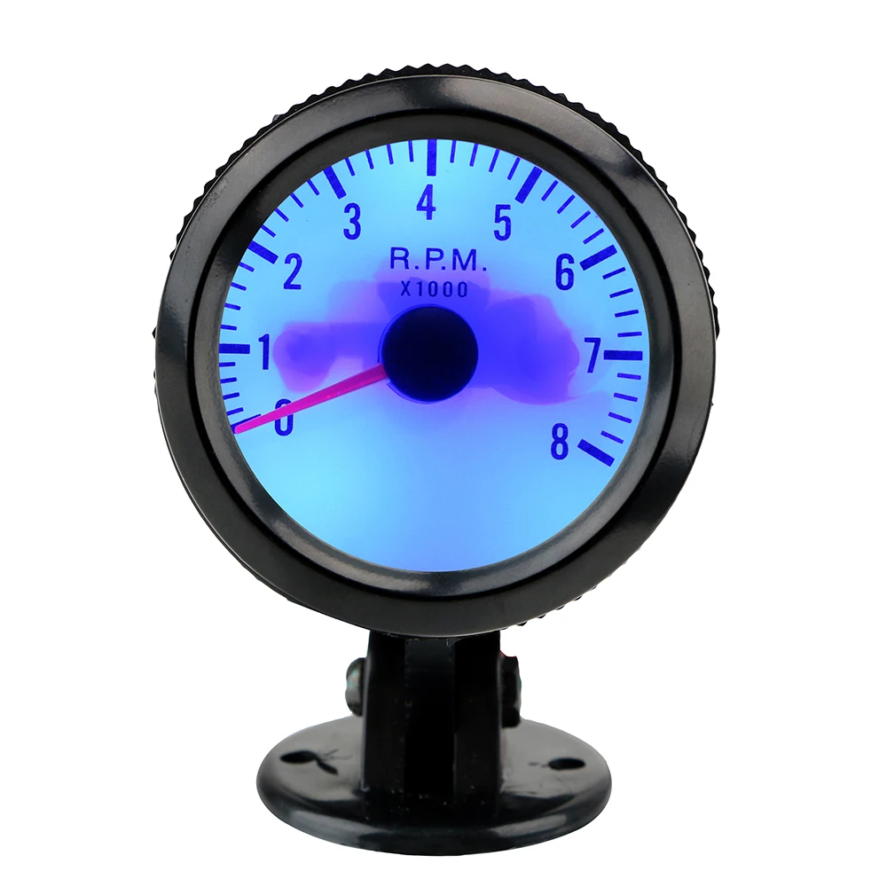 Автомобильный Тахометр 12 В для синего цвета цифровой светодиодный измерительный