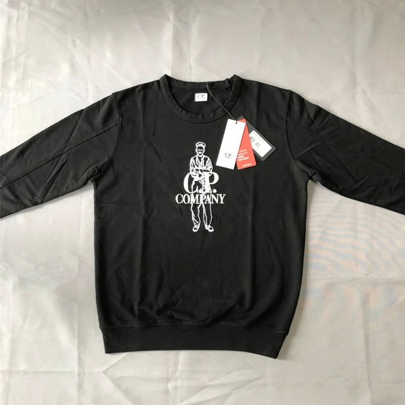 

2021 round Neck Pullover Water-Washing Embroidery Sweater Korean Fashionmonger Youth CP 1:1 high copy