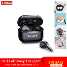 Original Lenovo LP40 wireless headphones TWS Bluetooth Earphones Touch Control Sport Headset Stereo Earbuds For Phone Android