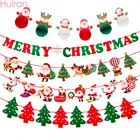 Рождественский баннер, Декор для дома, гирлянда, рождественские украшения, Рождество 2021, Рождественский Декор С Новым Годом 2022