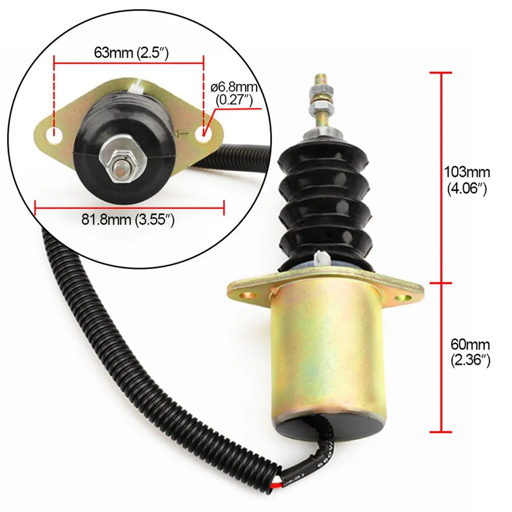 

Solenoid Spool Valve Replacement for Cummins Excavator Solenoid Valve Auto Accessories YC101555
