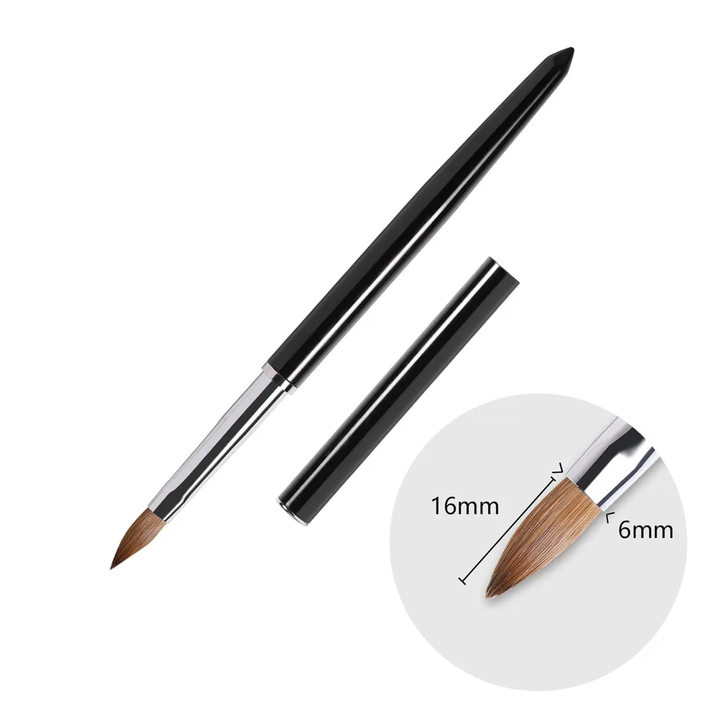 Кисти акриловые для маникюра и педикюра набор кистей нейл-арта с УФ гель-лаком