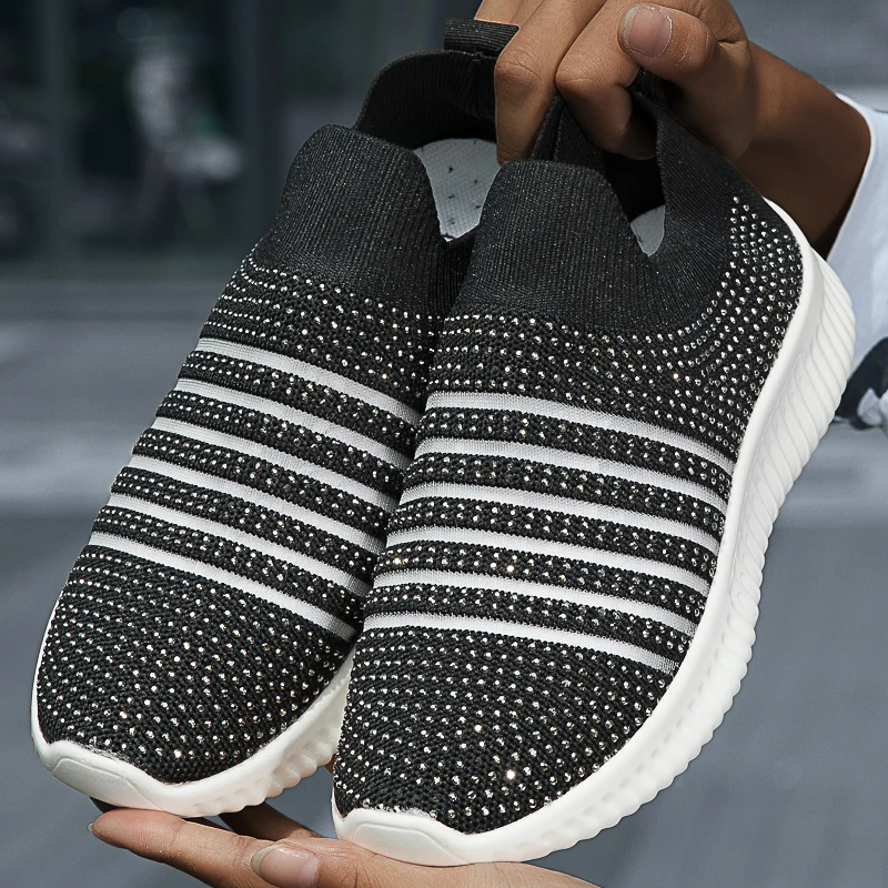 Zapatillas Sport Shoes for Women Breathable Fashion Running Sneakers Girl Walking Flat Non-slip Durable Outdoor Jogging Footwear