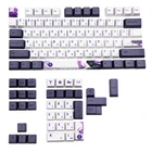 113 клавиш, пурпурная клавиатура датан Keycap PBT, сублимационные клавиши, OEM профиль, механическая клавиатура Keycap в китайском стиле GK61 GK64 C7AA