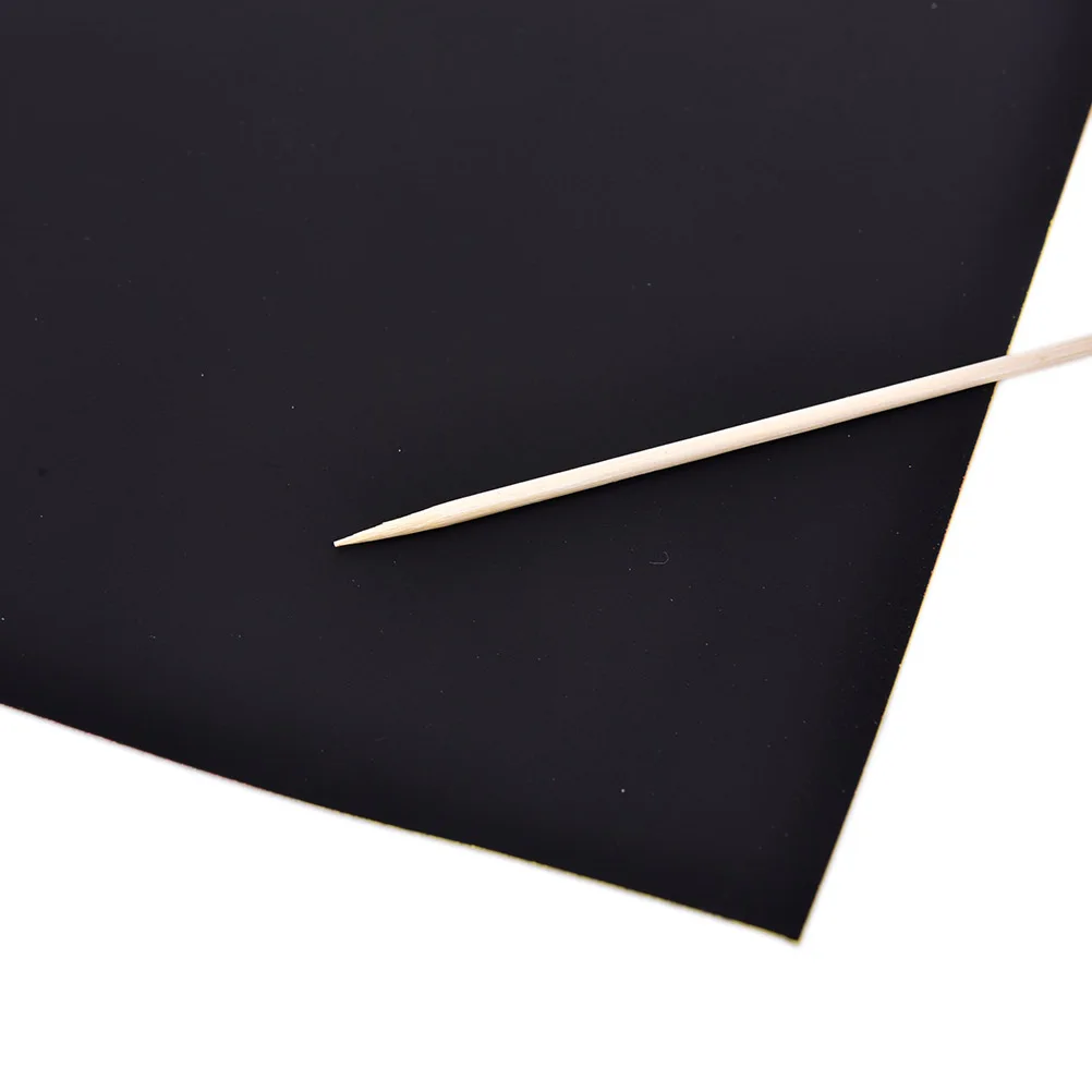 

1 A4 Sheets Kids Painting Teaching Tools Set Scratch Paper Magic Scratch Painting Paper With Drawing Stick Baby Playing Toys