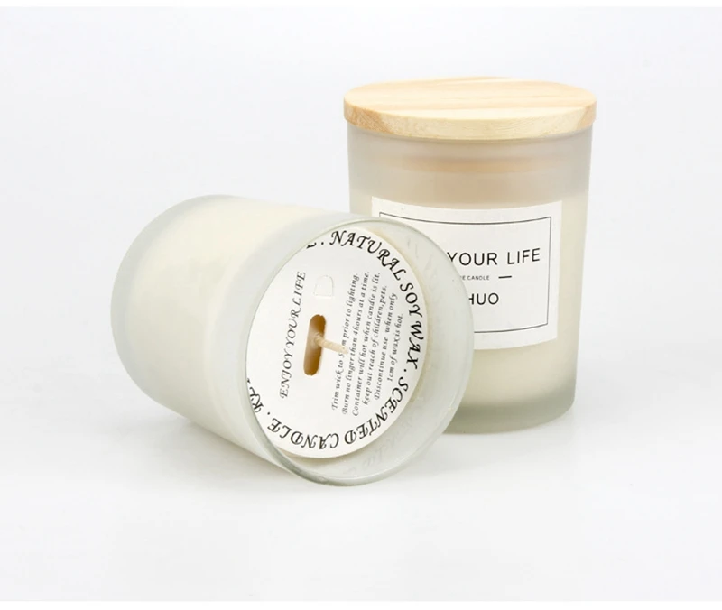 Бездымная соевая ароматерапия воском свеча аромат стеклянное свадебное