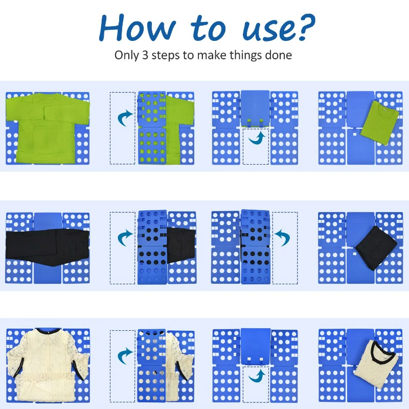 Регулируемая Волшебная папка для одежды обновленная футболка быстро