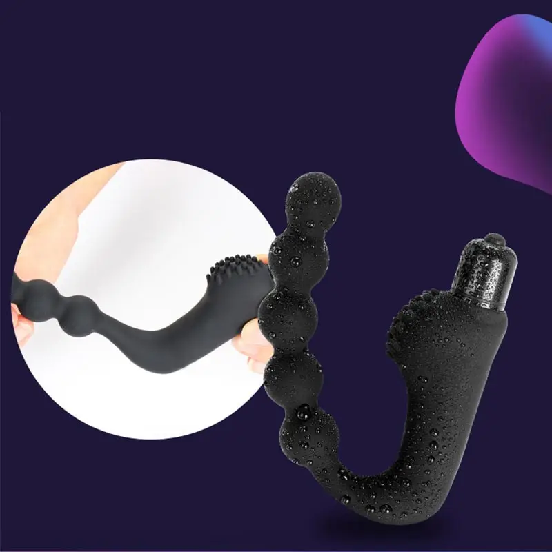 Вибратор-Пуля для массажа простаты Анальная пробка массажер интимные игрушки