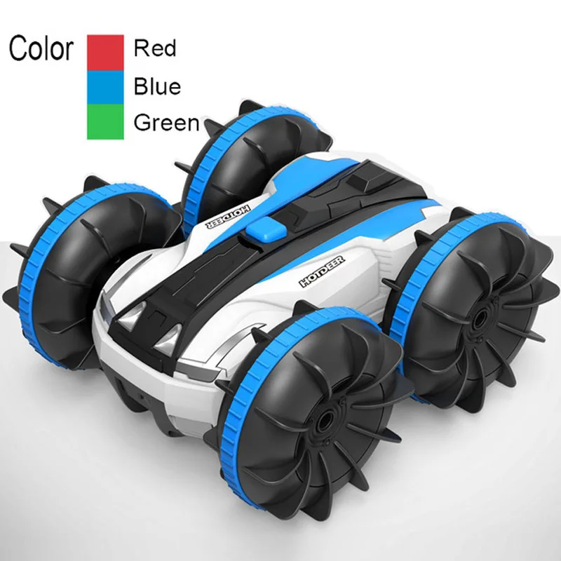 

2021 NEW Amphibious Car Toys For Children 4WD Remote Control Stunt Car Double-sided Flips Car Toys