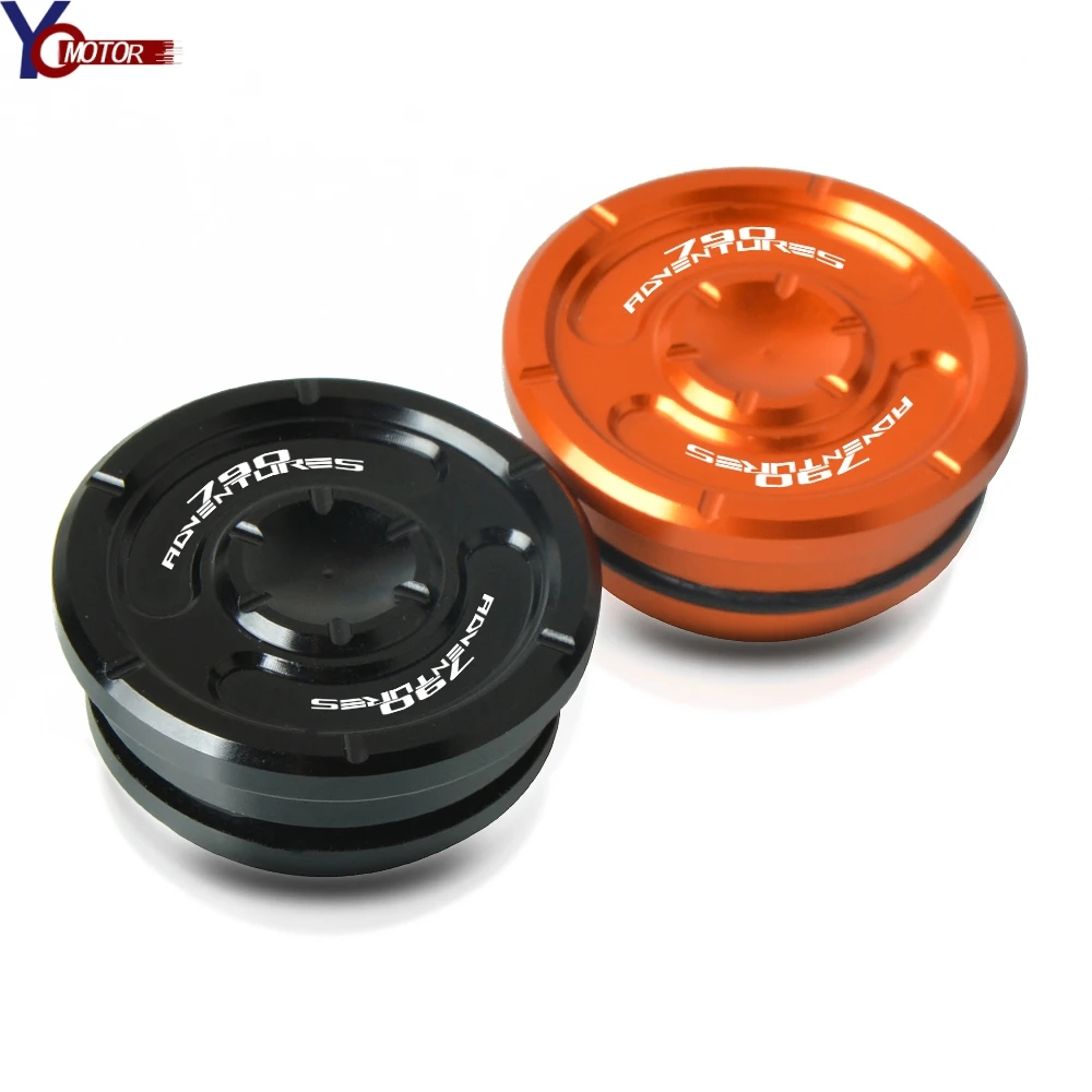 

New Orange/Black Motorcycle Frame Plug Cap Frame Hole Cover FOR 790 Adventure R/S 790 Adventure 2019 790 ADV Frame Plug Kit