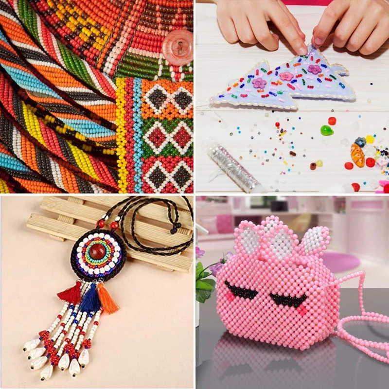 

Multicolor Pony Beads for Bracelet Making, 3300 9mm Pony Beads 24 Colors with Alphabet Beads, Star Beads and Crystal Rope for Br