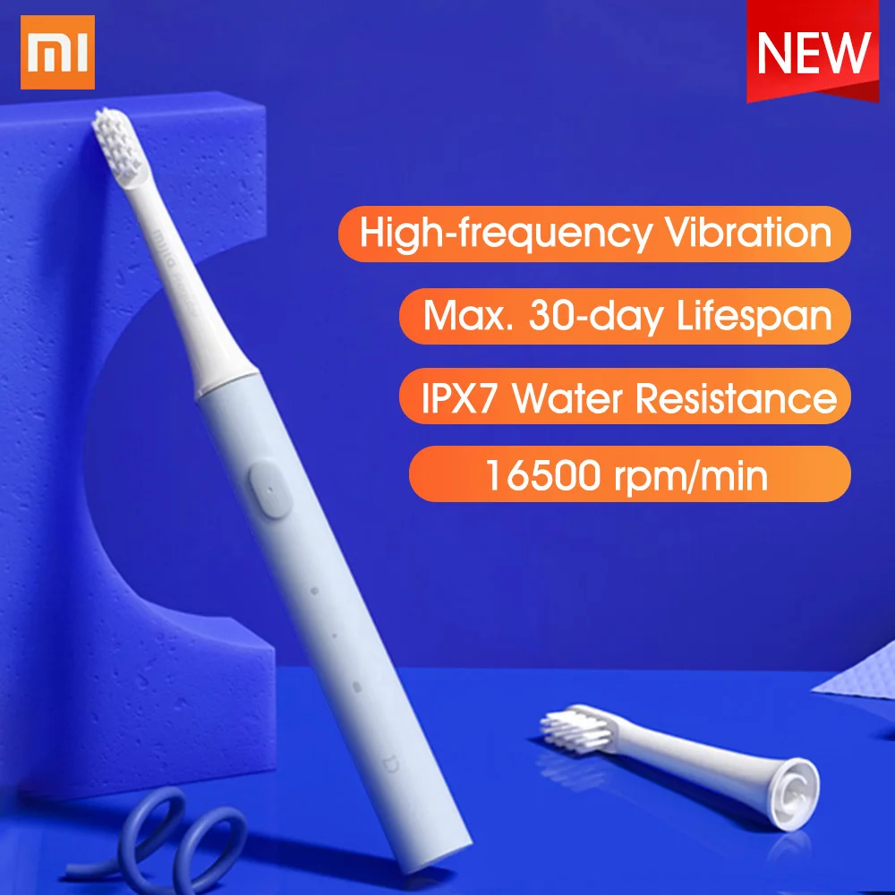 Xiaomi Mijia T100 Sonic электрическая зубная щетка для взрослых ультразвуковая