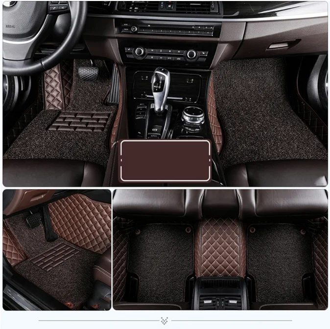 Custom car floor mats for Toyota Corolla Camry Rav4 Auris Prius Yalis Avensis Alphard 4Runner Hilux highlander sequoia corwn