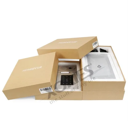 HOMSECUR 7 &quotВидеодомофон Система + Камера с Отпечатками Пальцев для Квартиры BC061-G