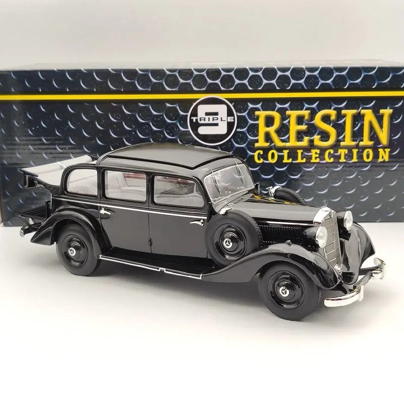 Модель Triple9 1:18 для автомобилей M ~ des-B nz 260D W138 Pullman Landaulet 1936 черная из 1800103 смолы |