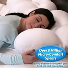 Вспомогательная подушка для облегчения сна подушка в виде яйца, Эргономичная 3D пенная Подушка с частицами, подушка для поддержки шейного отдела позвоночника