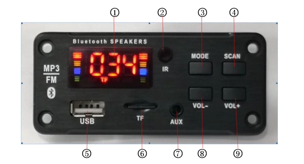 Беспроводной Bluetooth MP3 WMA декодер доска аудио модуль Поддержка USB TF AUX FM аудио радио модуль для автомобиля аксессуары