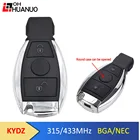Умный ключ KYDZ, 2 кнопки, 315 МГц, 433 МГц, для Mercedes Benz, с поддержкой NEC и BGA 2000 + год