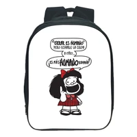 mafalda backpack children bag boy girl fashion rucksack comics cosplay bags teen bookbag kids back to school gift cute mochila