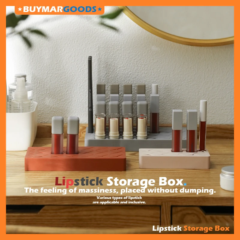 

Стеллаж для хранения губной помады, карандаш для бровей, косметика, Бытовые аксессуары, чехол, инструменты для макияжа, держатель, стеллаж д...