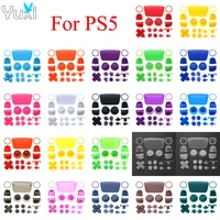 yuxi replacement buttons set d pad l1 r1 l2 r2 trigger button key accent ring for playstation 5 ps5 controller